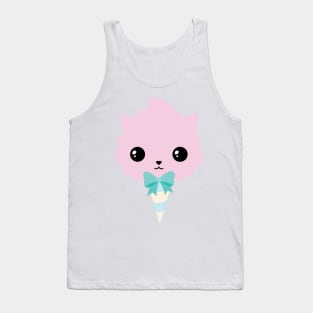 cotton candy cat Tank Top